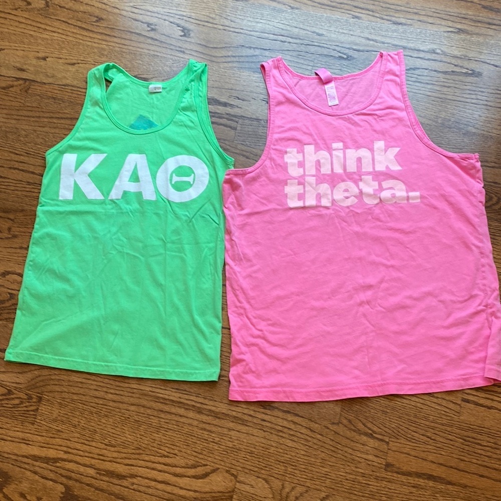 Green Theta Tank top